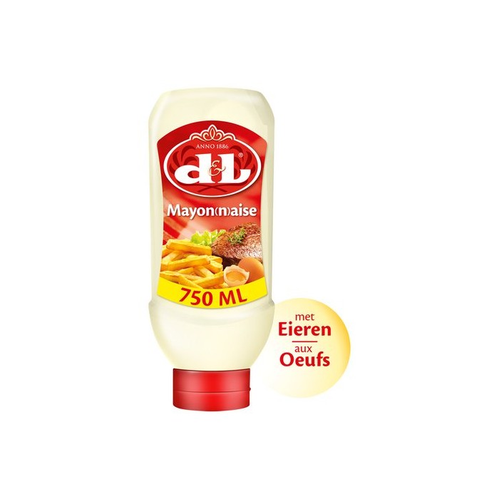 Mayonnaise Belge aux Oeufs D&L Tube 750ml
