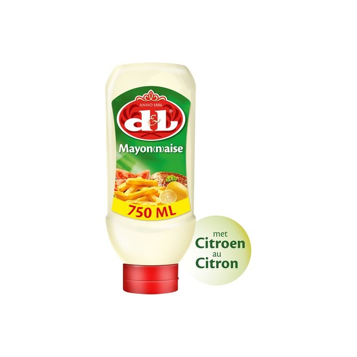 Mayonnaise Belge au Citron D&L Tube 750ml