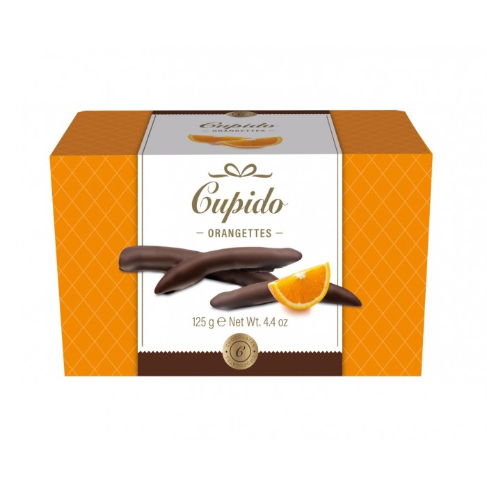 Orangettes au Chocolat Noir 125g Cupido