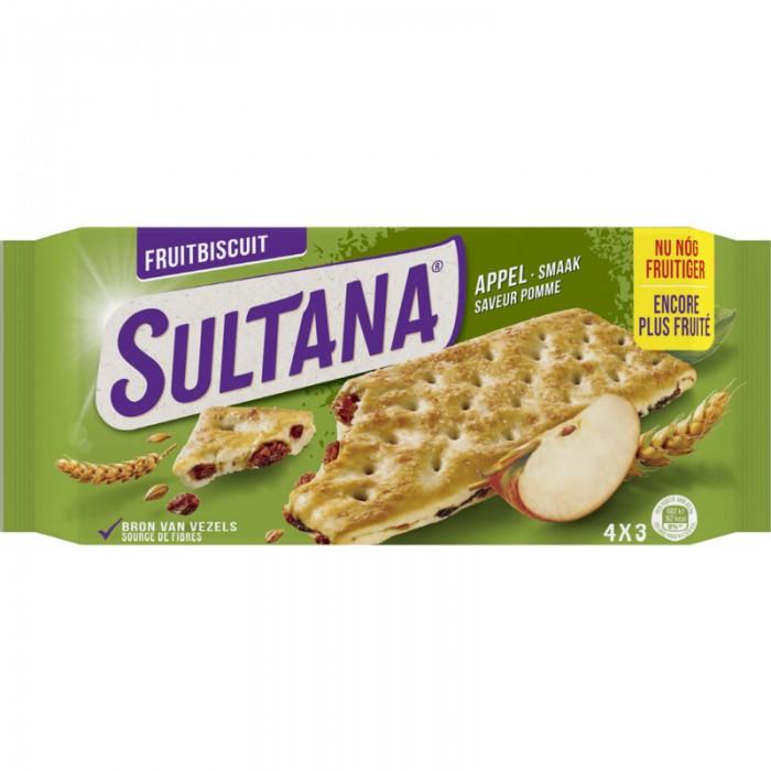 Biscuits Pomme SULTANA 5x3 218g Verkade