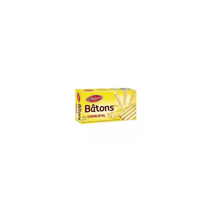 Biscuits Bâtons Emmental Delacre 75g