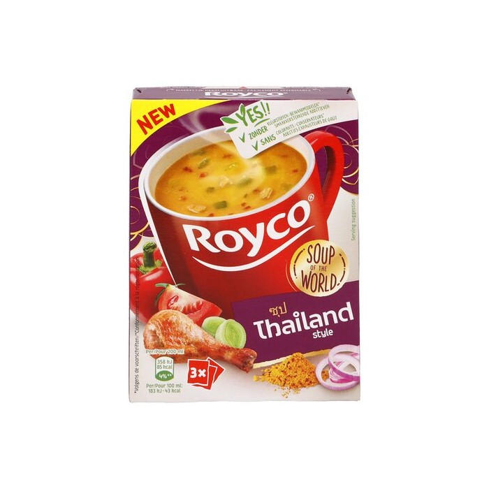 Soupe Thaïlandaise Royco (3 Sachets)
