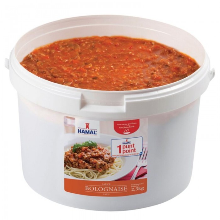 Sauce Bolognaise Seau 2.5kgs Hamal