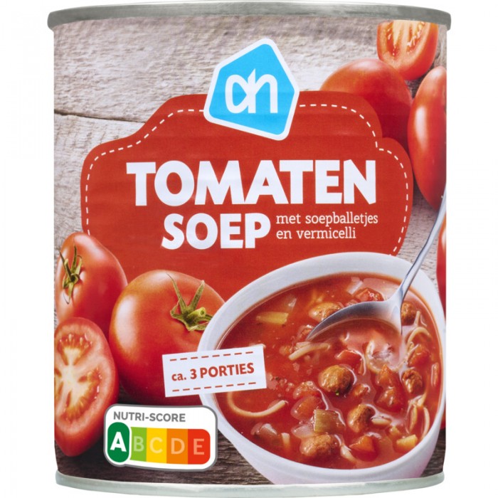 Soupe Tomate & Boulettes 800ml Boite AH
