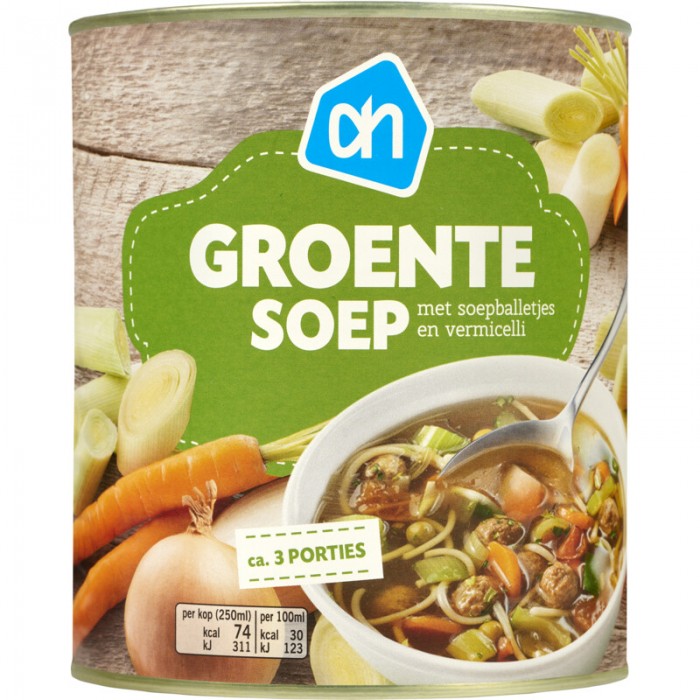 Soupe Légumes & Boulettes 300ml Boite AH
