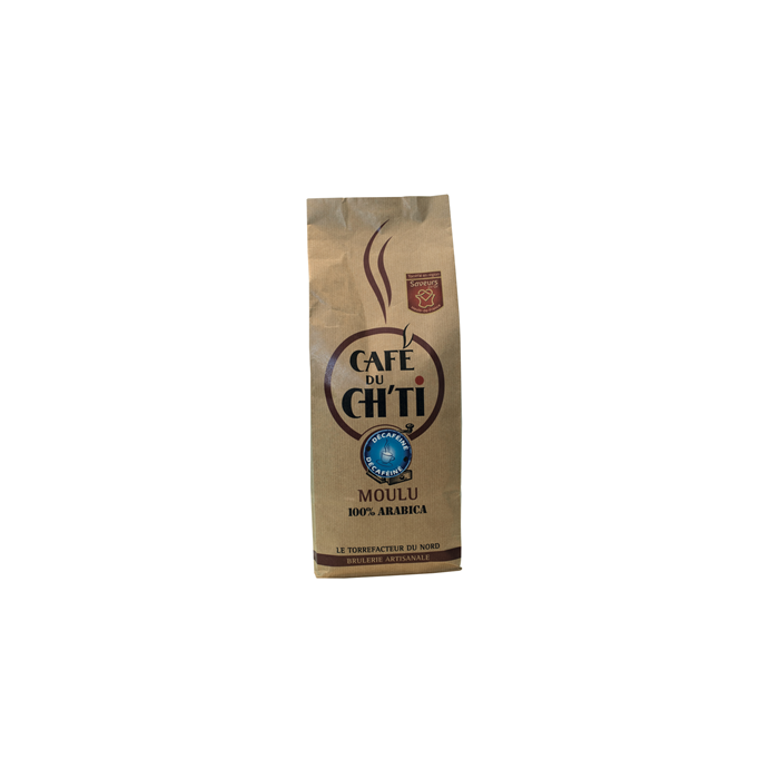 Café Ch'Ti moulu Décaféiné 1kg