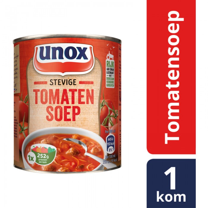 Soupe Tomate & Boulettes 300ml Boite Unox
