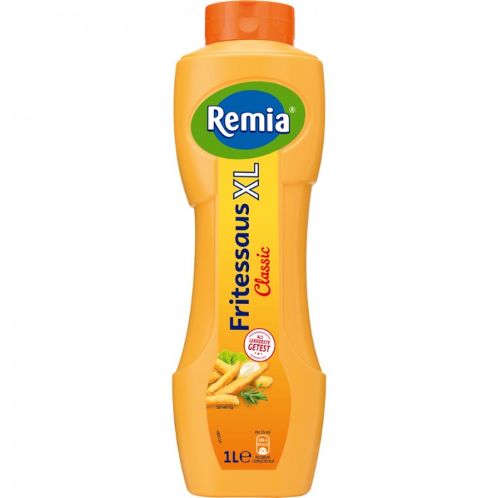 Sauce Frites Classique XL Rémia Tube 1 Litre