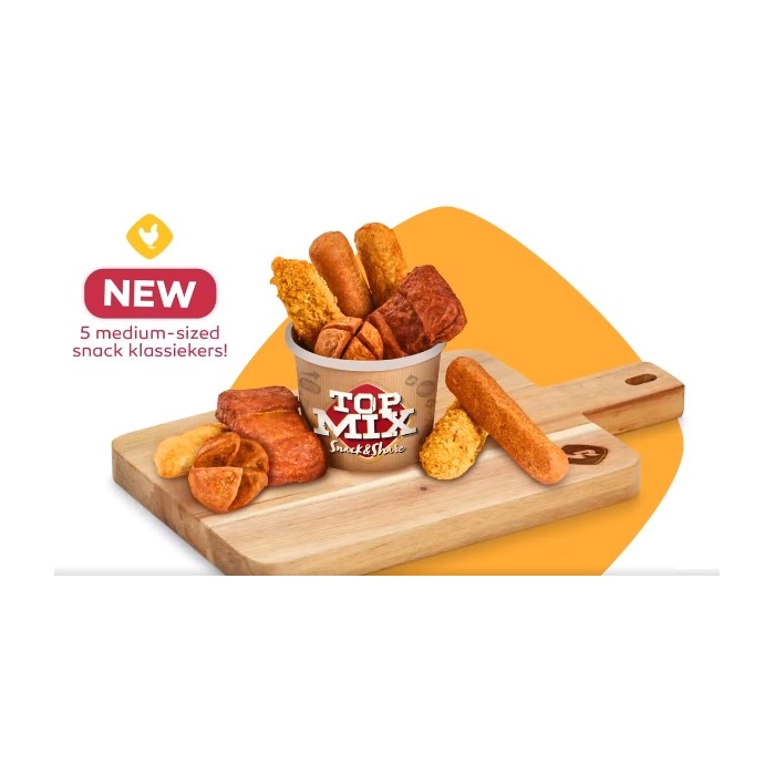 TOP MIX (5 Snacks Différents + Pot) 12 Portions Vanreusel