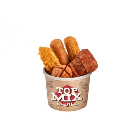 TOP MIX (5 Snacks Différents + Pot) 12 Portions Vanreusel