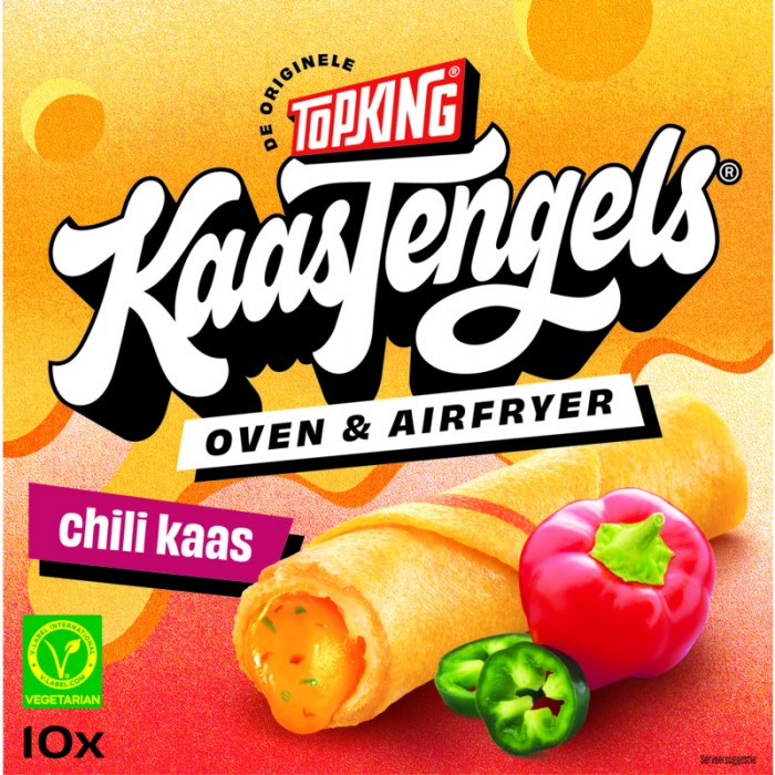 Loempias Fromage & Chili Kaastengels 10 x 15g Topking