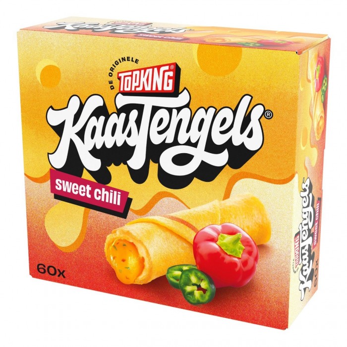Loempias Fromage & Chili Kaastengels 60 x 15g Topking