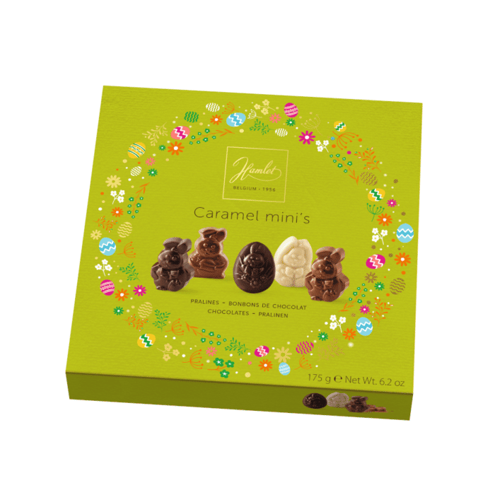 Pralines de Pâques "Caramel Mini" Coffret 175g Hamlet (20cs)