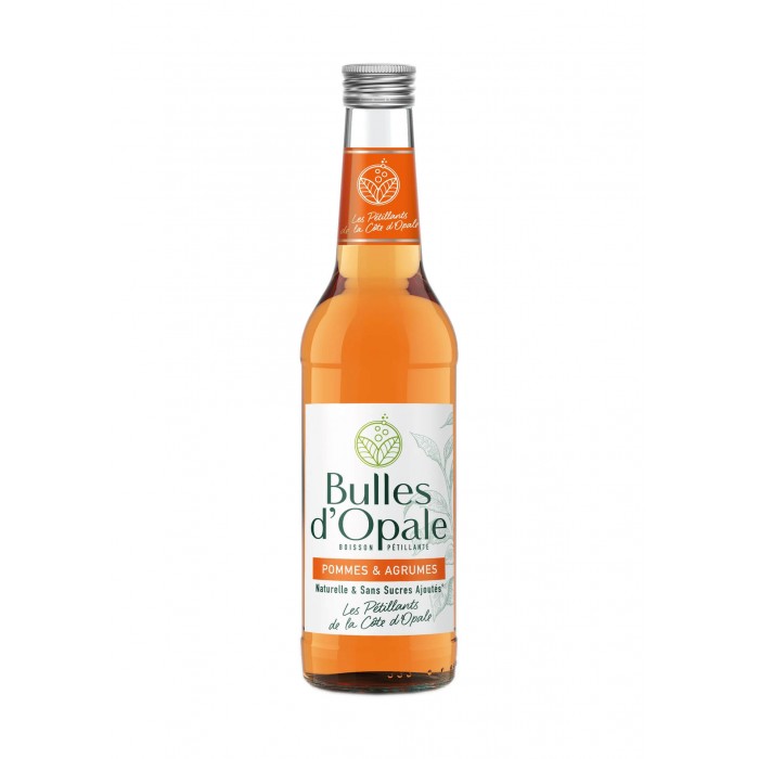 Pétillant Bulles d'Opale Pomme Agrumes BIO 100% Naturelle 33cl