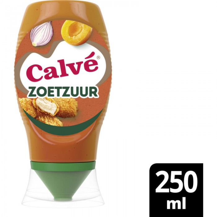 Sauce Aigre Douce "Zoetzuur" Tube 250ml Calvé