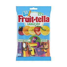 Fruit'Tella Double Saveur "Langejan" 22 sticks