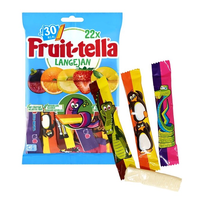 Fruit'Tella Double Saveur "Langejan" 22 sticks