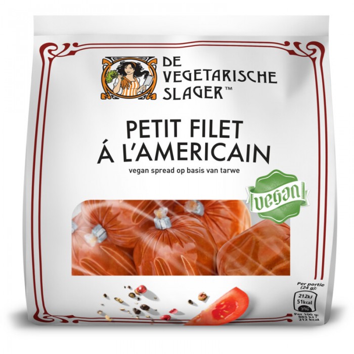 Petit Filet Américain Végétarien 5 x 24g Boucher Végé