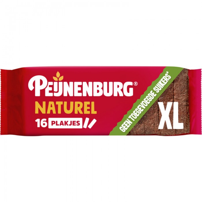 Pain Epices Naturel XL Sans Sucre Ajouté Tranchés 455g Peijnenburg