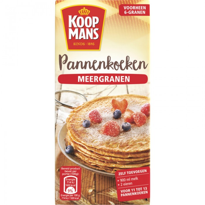 Mix pour Crêpes Sucrées Multigrains 400g Koopmans