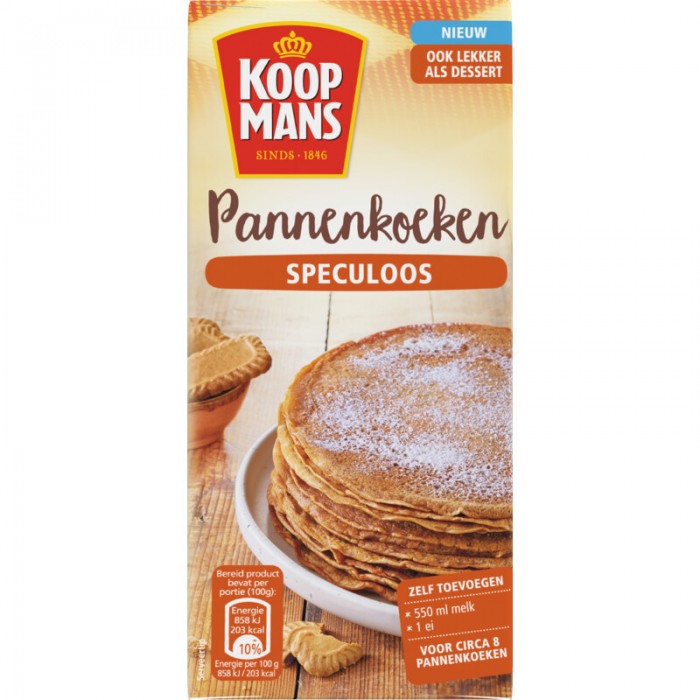 Mix pour Crêpes Sucrées au Spéculoos 400g Koopmans