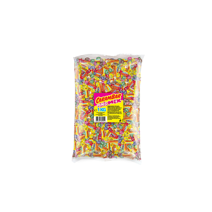 Carambar MINI au Caramel & Fruits Mix 1Kg
