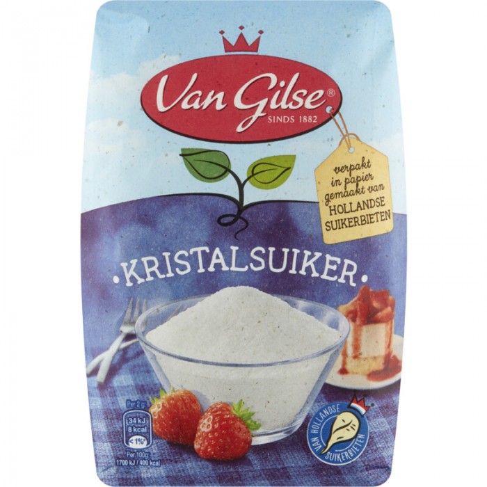 Sucre Cristallisé 1kg Van Gilse