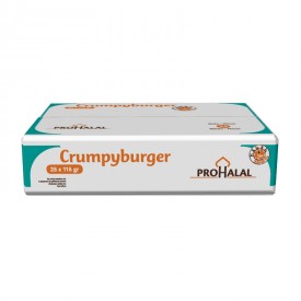 Crumpy Burger HALAL Extra (25 x 115g) Vanreusel