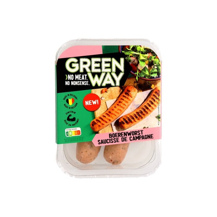 Saucisse de Campagne Végétalienne 2x85g Greenway