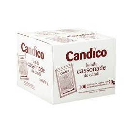 Cassonade Brune 100 Dosettes 20g Candico