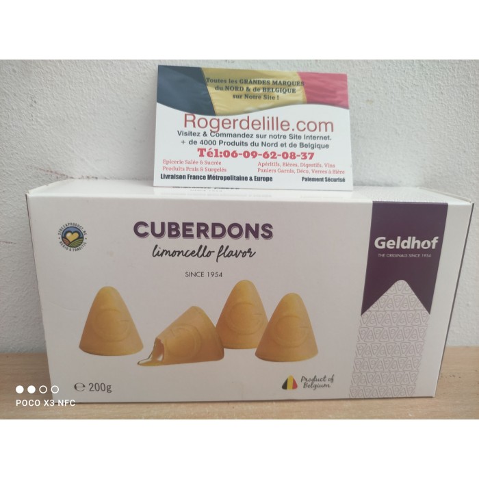 Cuberdon Limoncello (Petits) Boite 200g Geldhof