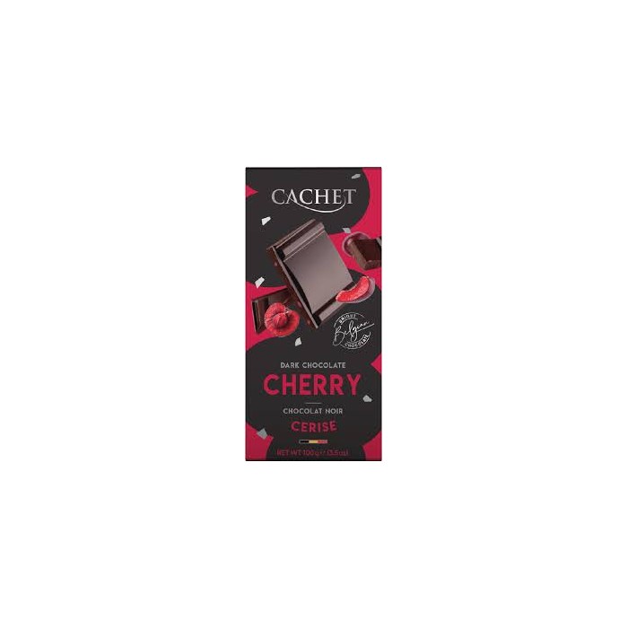 Cachet Chocolat Noir Cerise 100g