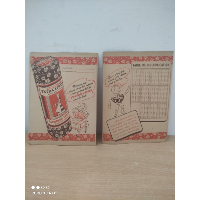 Protège Cahier Publicitaire Chicorée Leroux