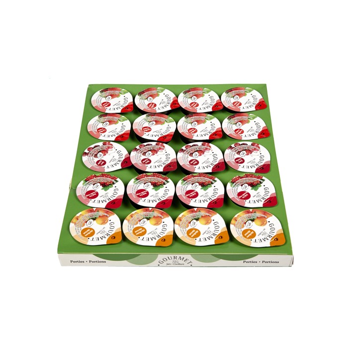 Confitures Assorties "1er Prix"  20 Cups x 25g Gourmet