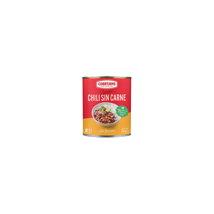 Chili Sin Carne (sans viande) Coertjens 850g Boite