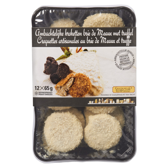 Croquettes Brie de Meaux & Truffe 12 x 65g Gastronello
