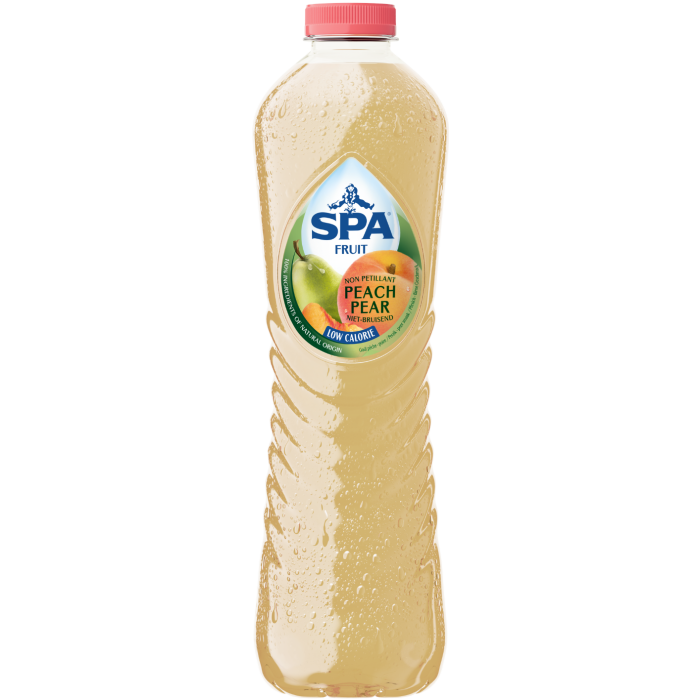 Limonade SPA Fruit Pêche Poire (Non Pétillante) 40cl