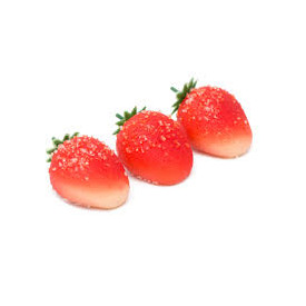 Fraises + Queue en Massepain (10 x 25g)