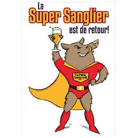 Bière Super Sanglier...