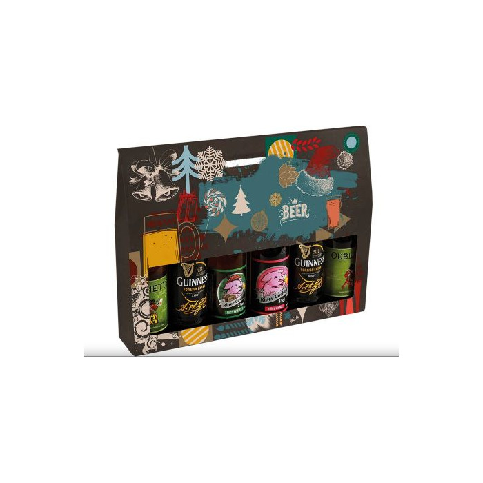 Valisette "NOEL" pour 6 Bières (vide)