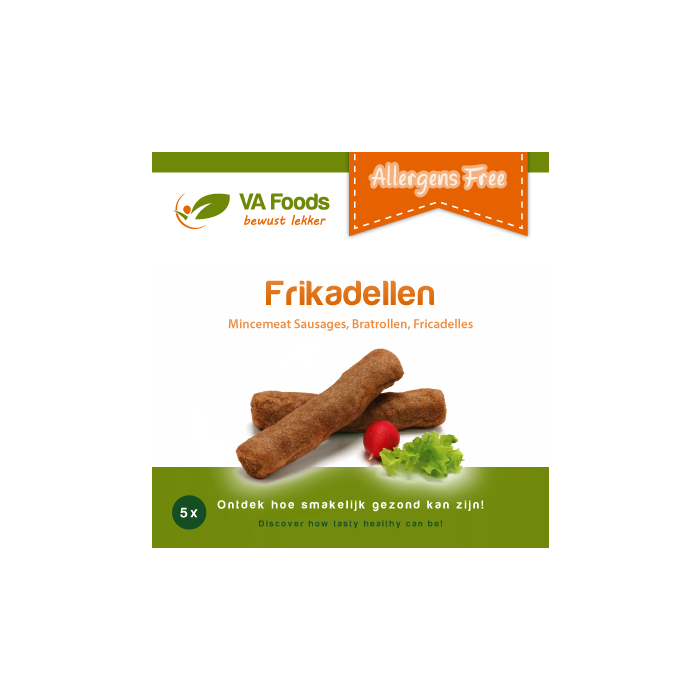 Fricadellen (Fricadelle Végétalienne) HALAL 5 x 68g VA Foods