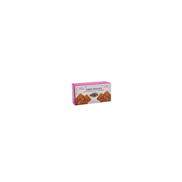 Fines Feuilles Pépites Framboise 90g La Dunkerquoise