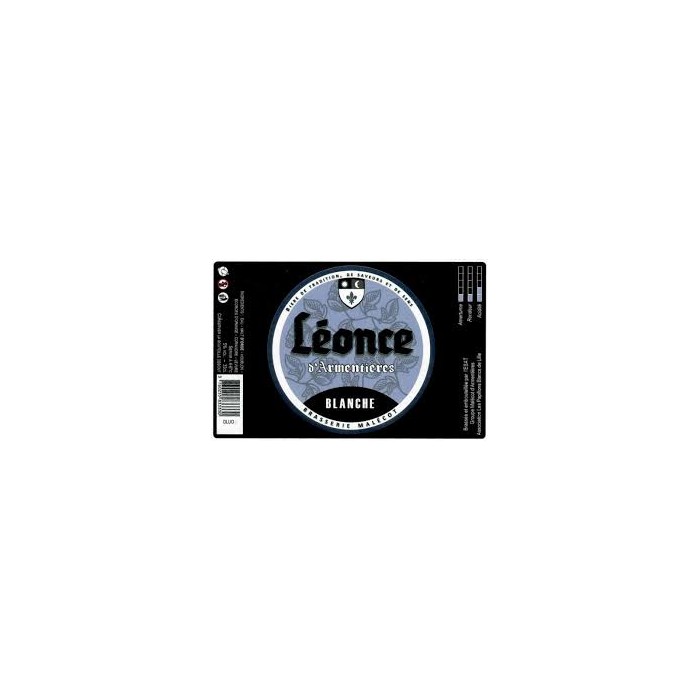 Bière Léonce d'Armentières Blanche 75cl