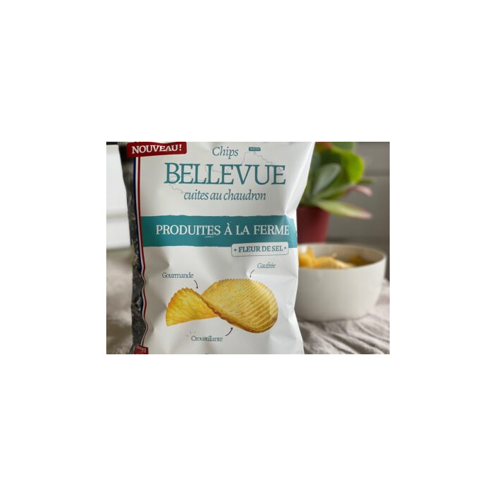Chips fermières "L'Opale" à la Fleur de Sel 150g Ferme Bellevue