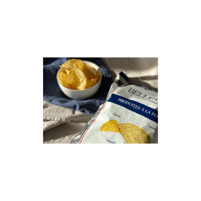 Chips fermières "La Flamande" Fleur de Sel Ile de Ré 150g Ferme Bellevue