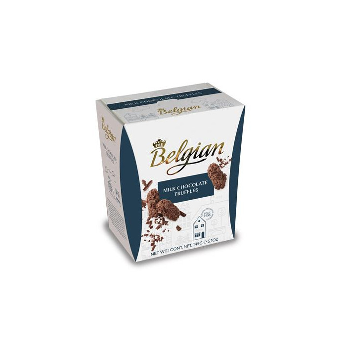 Truffes Chocolat Lait The Belgian 145g Boite