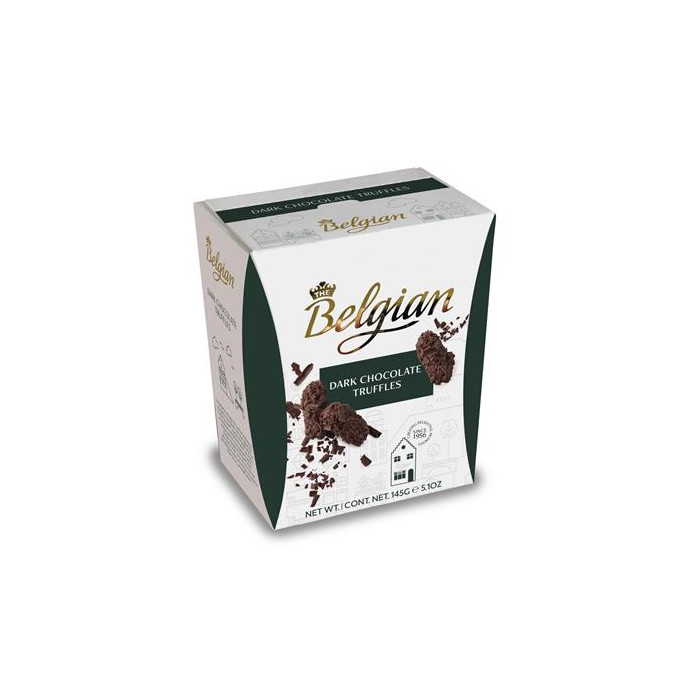Truffes Chocolat Noir The Belgian 145g Boite