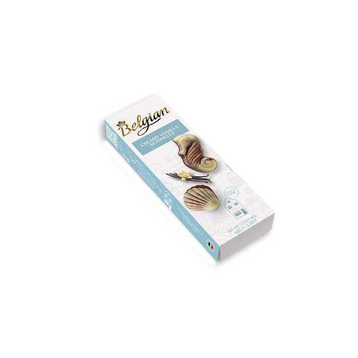 Pralines Fruits de Mer Vanille The Belgian 65g Etui