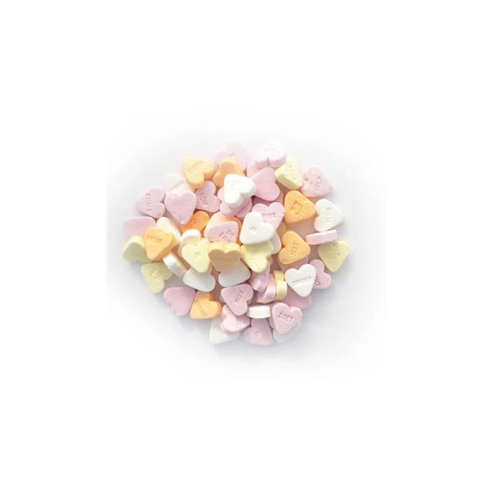 Bonbons Mini Cœurs de Dextrose