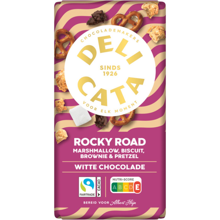 Delicata Choco Blanc Rocky Road 150g